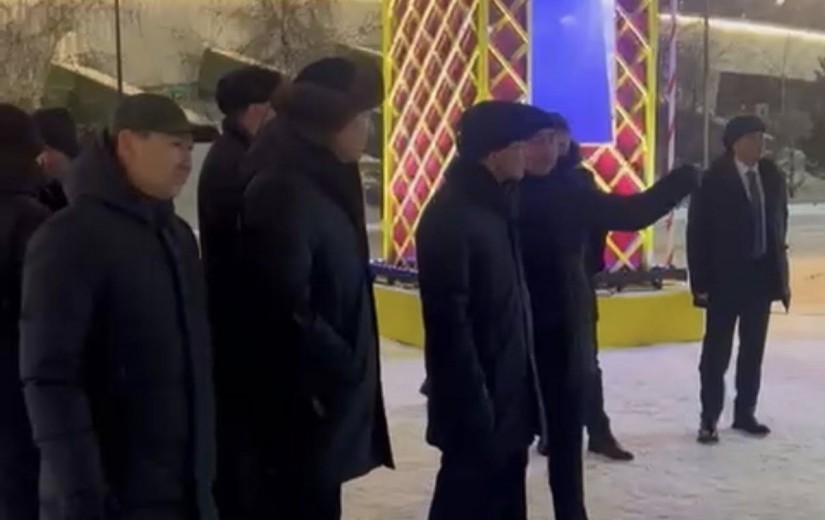 Елордада жаңа жылдық мерекелік маусымның ашылу рәсімі өтті