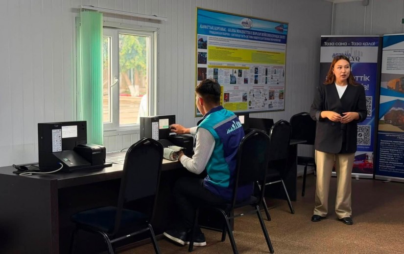 Депутаты столичного маслихата провели выездное совещание на базе ТОО «Астана Тазалық»