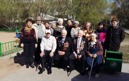 Чествование ветеранов на округе