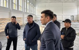 Совместно с представителями столичного филиала партии AMANAT посетили школу №27, где ведётся строительство пристройки