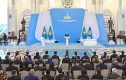 Қазақстан Республикасының жаңа Конституциясын қабылдауға арналған салтанатты іс-шара өтті