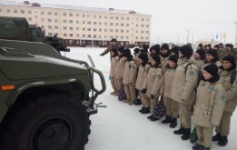 В национальной Гвардии организовали «День открытых дверей». Проводы столичных призывников в ряды Национальной гвардии РК