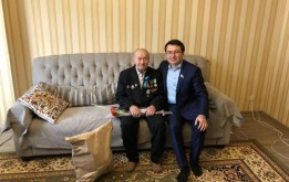 Встреча с ветеранами на округе