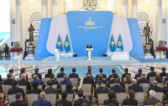 Қазақстан Республикасының жаңа Конституциясын қабылдауға арналған салтанатты іс-шара өтті