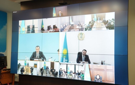 Мәслихаттармен өзара іс-қимыл жөніндегі кеңестің отырысы онлайн форматта өтті