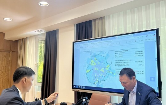 ТОО «Астана Генплан» бас директоры Руслан Жақыповпен бірге елорданы газдандыру бойынша мәселелері талқыланды