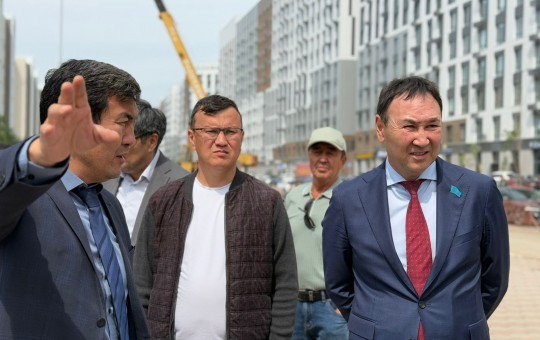 Елордада жол-көлік инфрақұрылымын дамыту жұмыстары  жалғасуда
