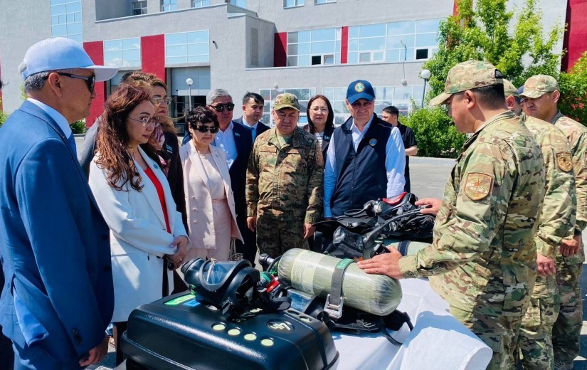 Депутаттар елордадағы өрт сөндіру бөлімдерін аралады