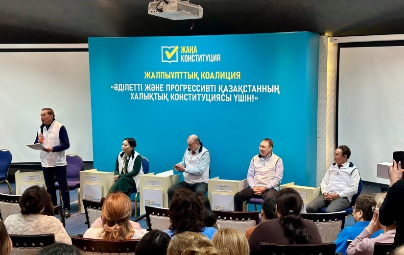 Компанияның «Mabetex Group» ұжымымен, сондай-ақ «Астана әлеуметтік технологиялар» қоғамдық бірлестігінің қызметкерлерімен кездесу өткізді