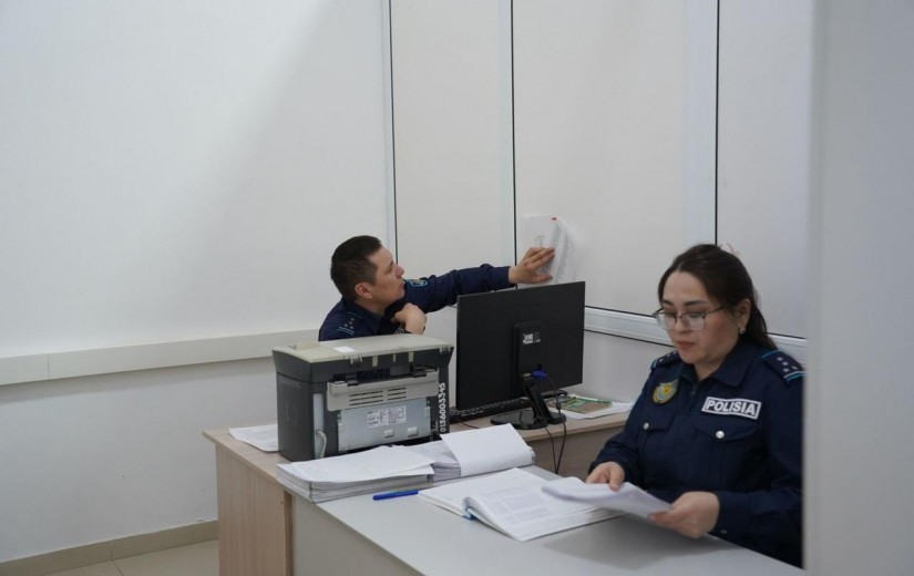 Астана мәслихатының депутаттары елорданың Полиция департаменті Әкімшілік полиция басқармасына барды