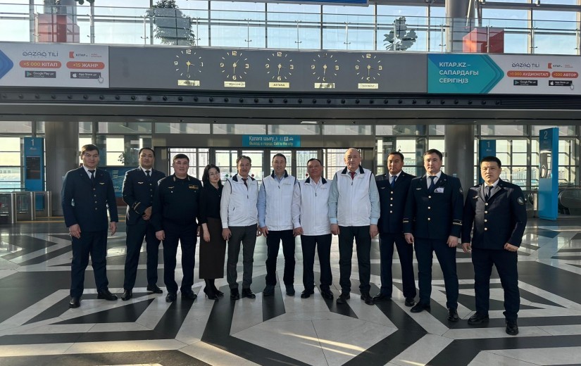 Республикалық халықтық штаб мүшелері «Нұрлы Жол» теміржол вокзалының және НФС-3 сорғы-сүзгі станциясының ұжымдарымен кездесті